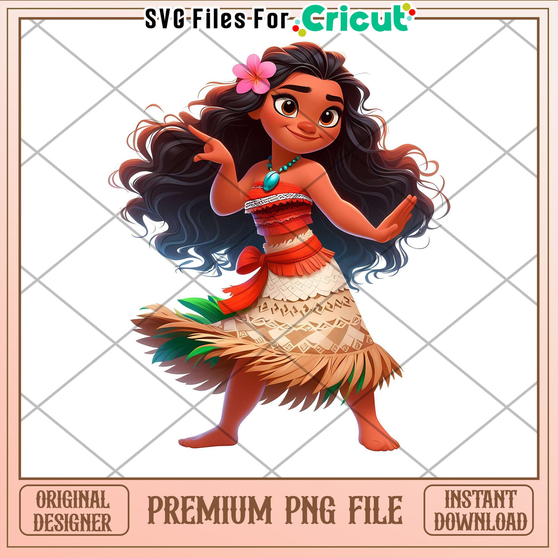 Premium PNG File of Tropical Dancer for Cricut Projects Download