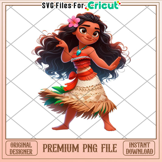 Premium PNG File of Tropical Dancer for Cricut Projects Download