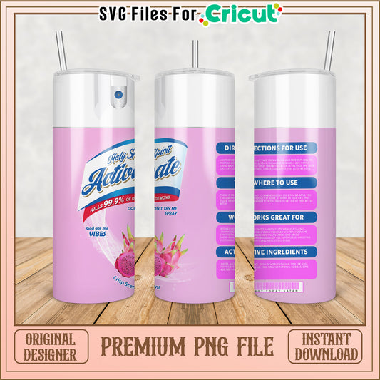 Premium PNG Tumbler Design for Cricut Instant Download Vibes