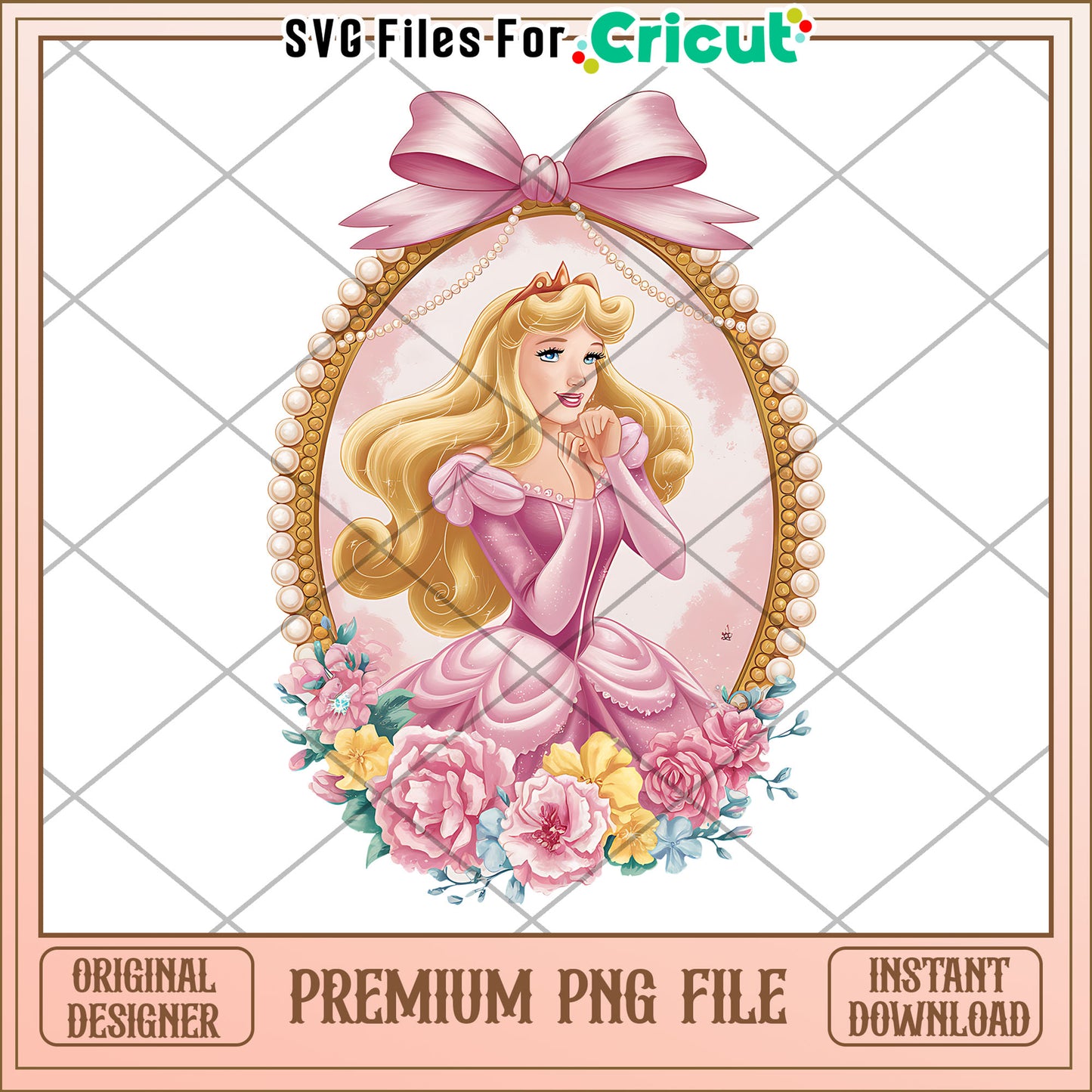 Premium Princess PNG File for Crafts, Perfect for DIY Projects