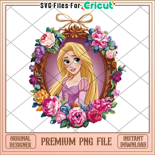 Premium Rapunzel PNG File for Instant Download, Perfect for Crafts