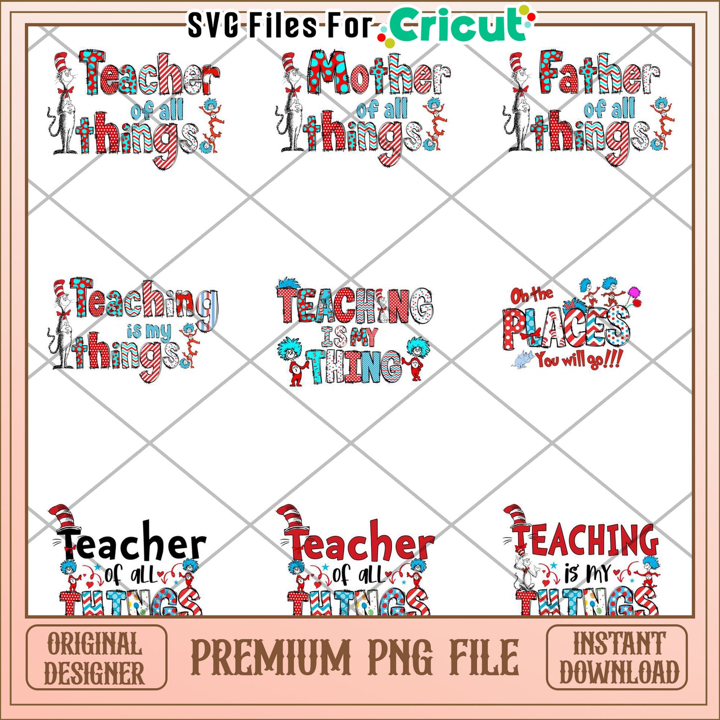 Premium Teacher and Parent Bundle PNG Graphics Download