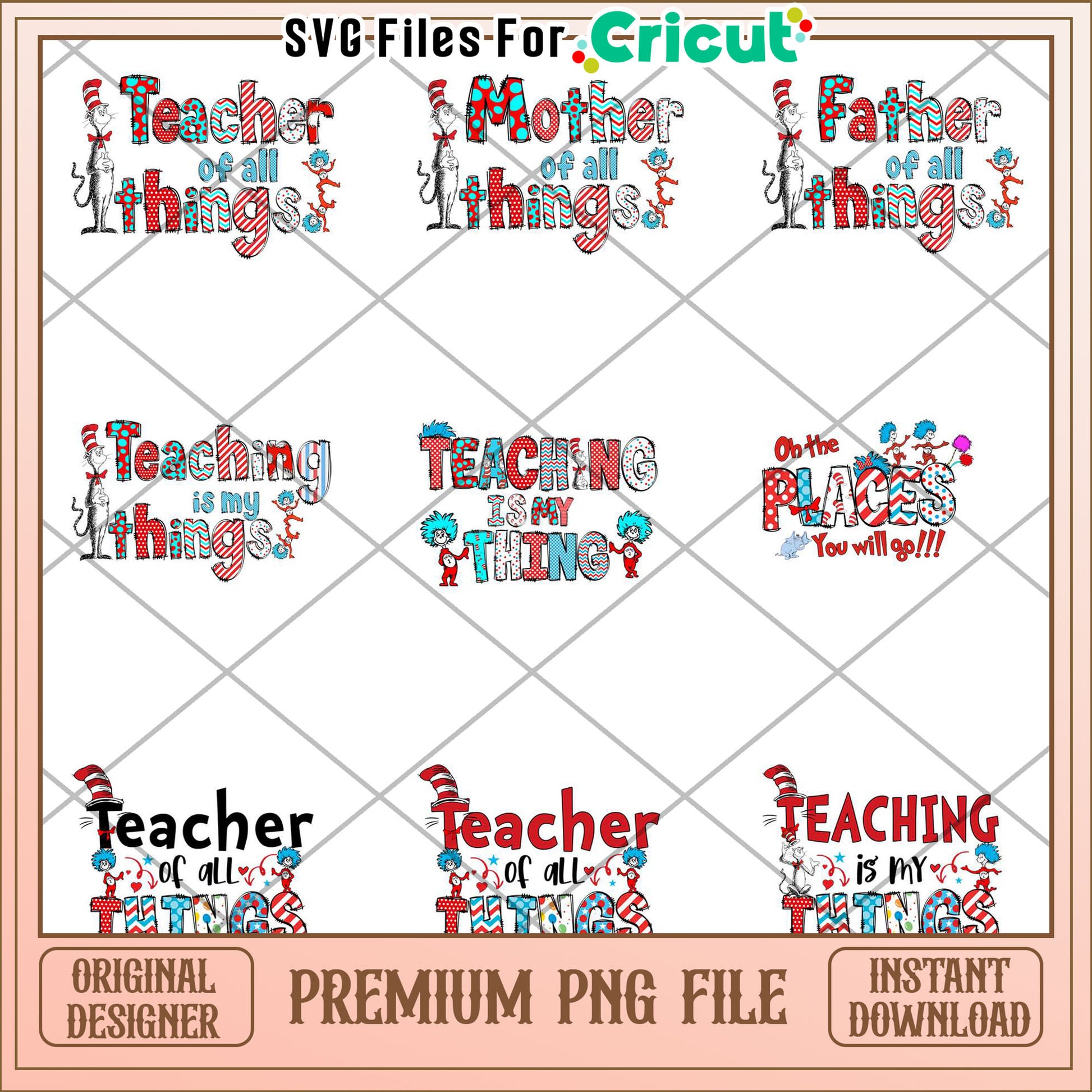Premium Teacher and Parent Bundle PNG Graphics Download