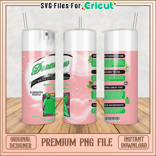 Premium Tumbler PNG File for Cricut Instant Download Design Files