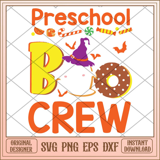 Preschool boo crew svg, Disney characters svg, digital download