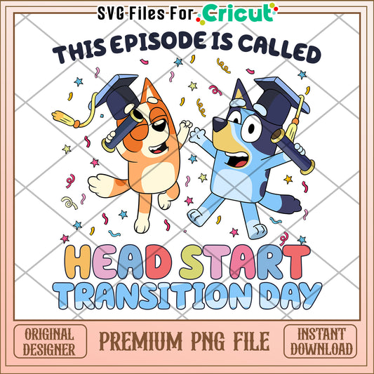 Preschool transition design png, early childhood education png, bluey png