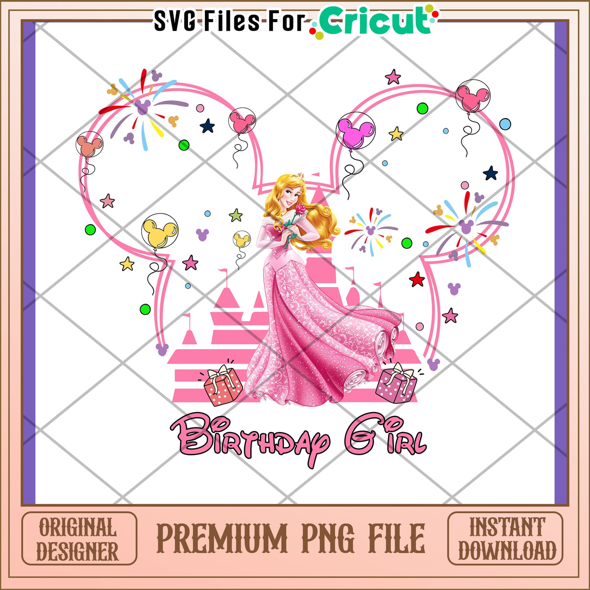 Princess Aurora Birthday PNG