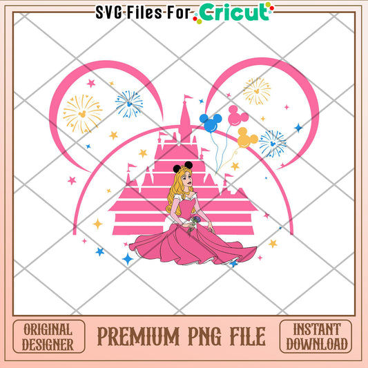 Princess Aurora Disney Castle PNG