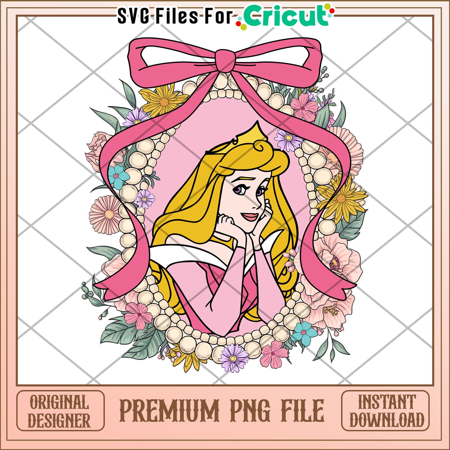 Princess Aurora Floral PNG Download