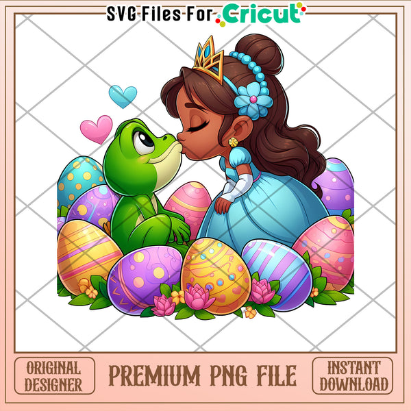 Princess Frog Easter PNG Cricut Design – svg files for cricut