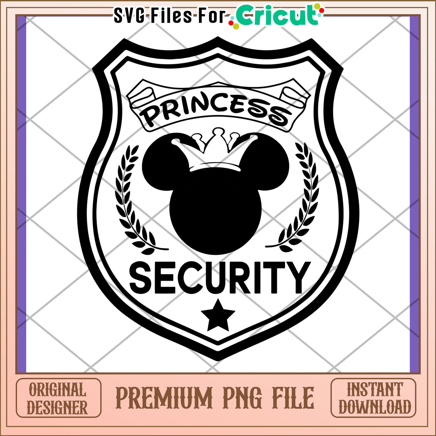 Princess Mickey Mouse Security PNG