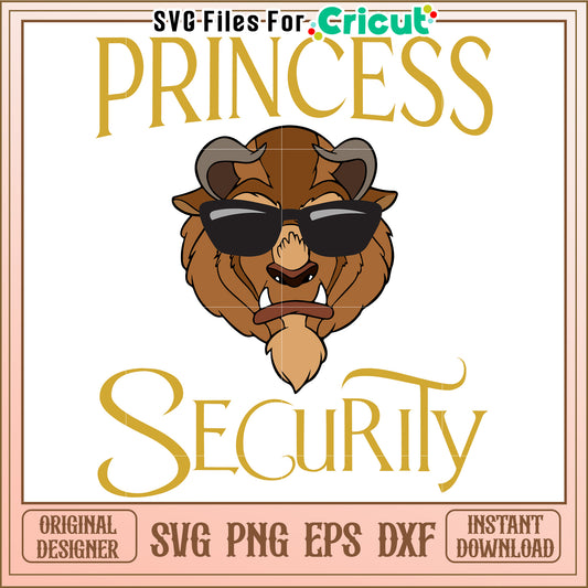 Princess Security SVG Cut File
