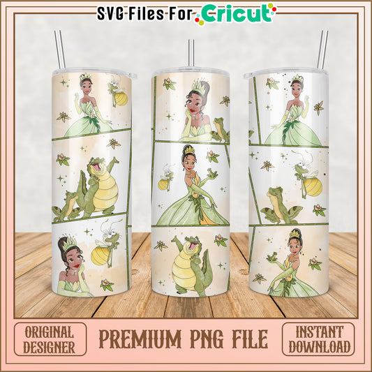 Princess Tiana PNG Sublimation