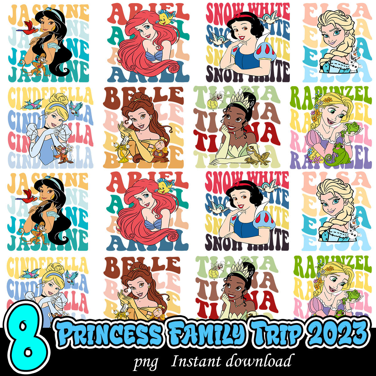 Disney Princess name png, Princess logo png bundle