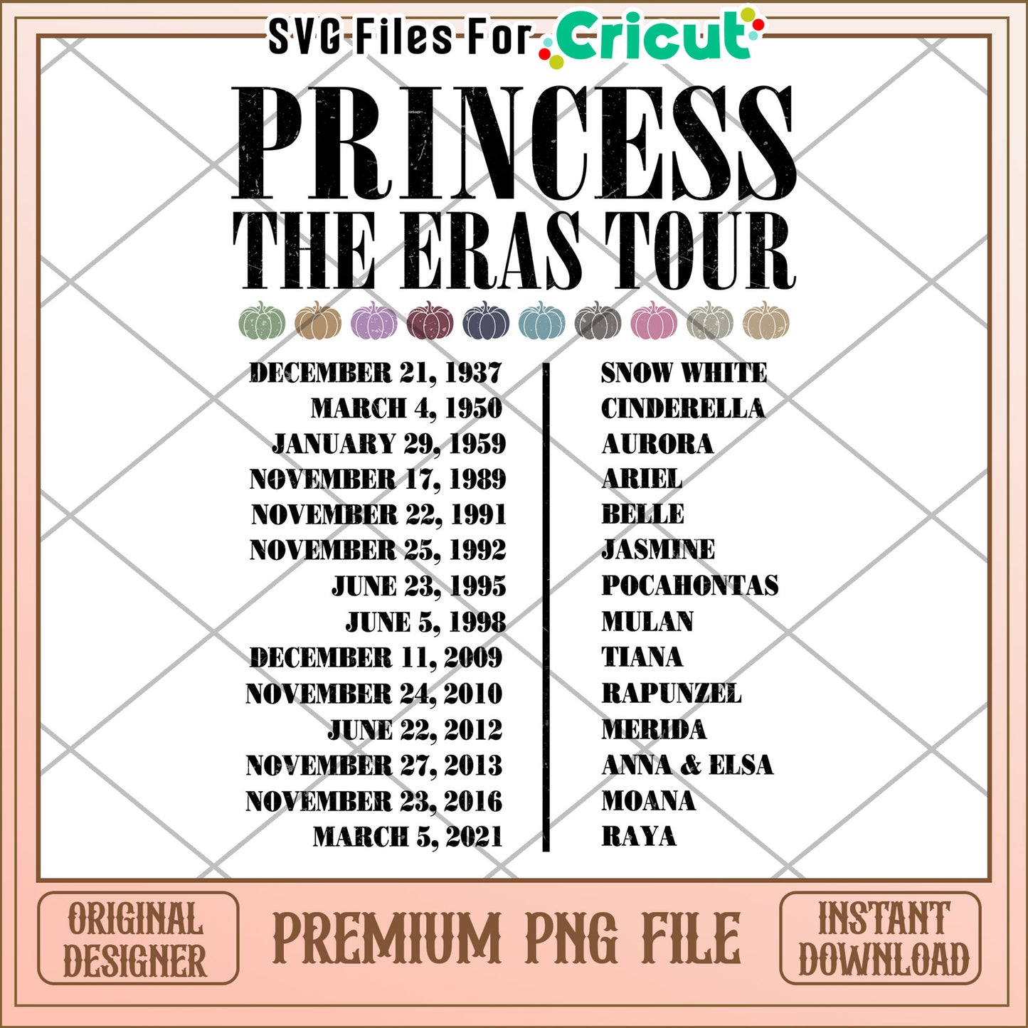 Princess the eras tour black list png, disney halloween png, halloween png