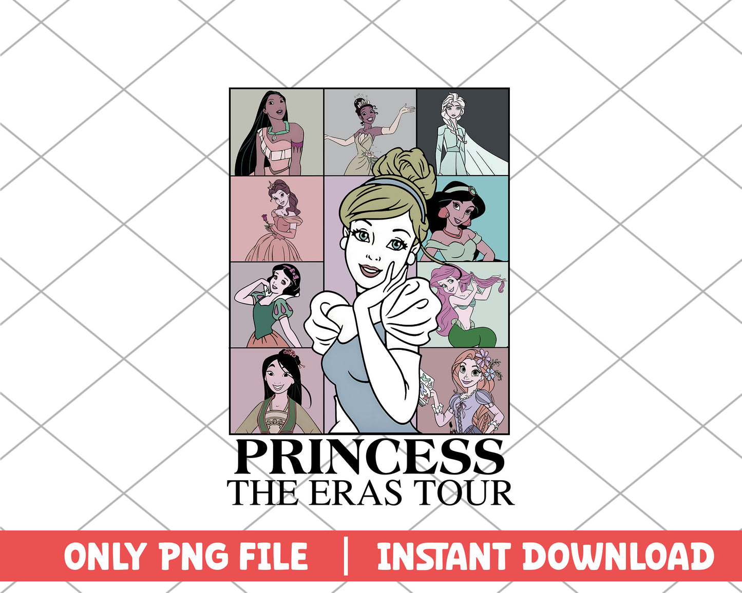 Princess the eras tour disney png 