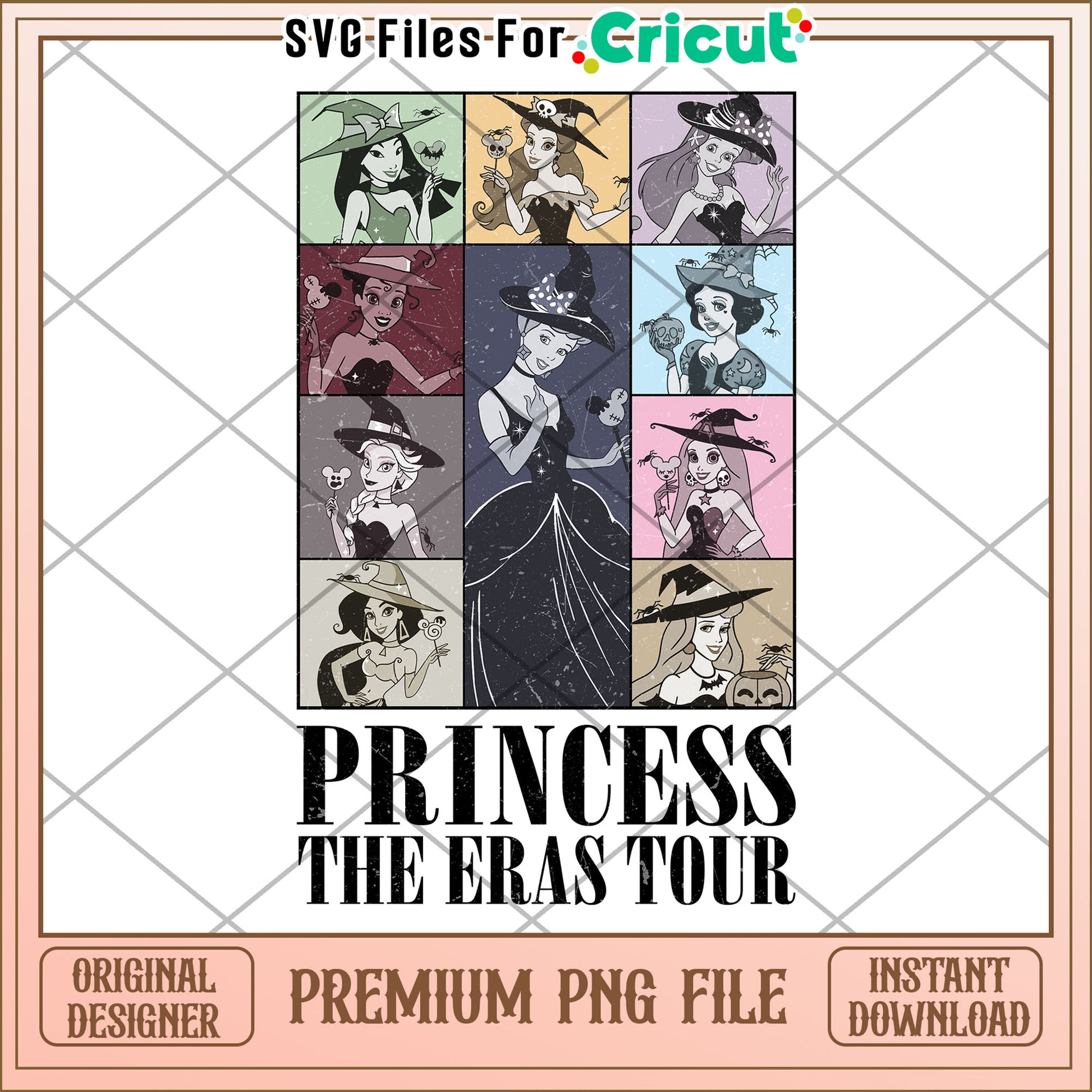 Princess the eras tour png, disney halloween png, halloween png