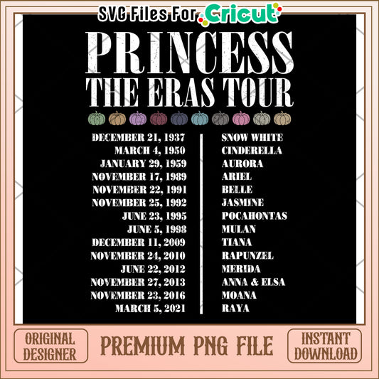 Princess the eras tour white list png, disney halloween png, halloween png