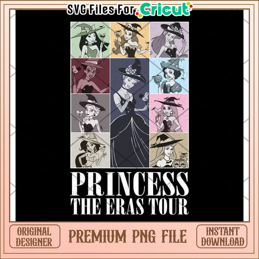 Princess the eras tour white png, disney halloween png, halloween png