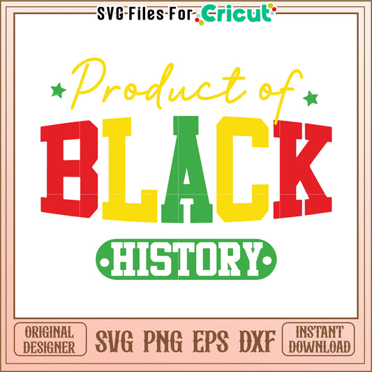 Product of Black History, celebrate culture and heritage today