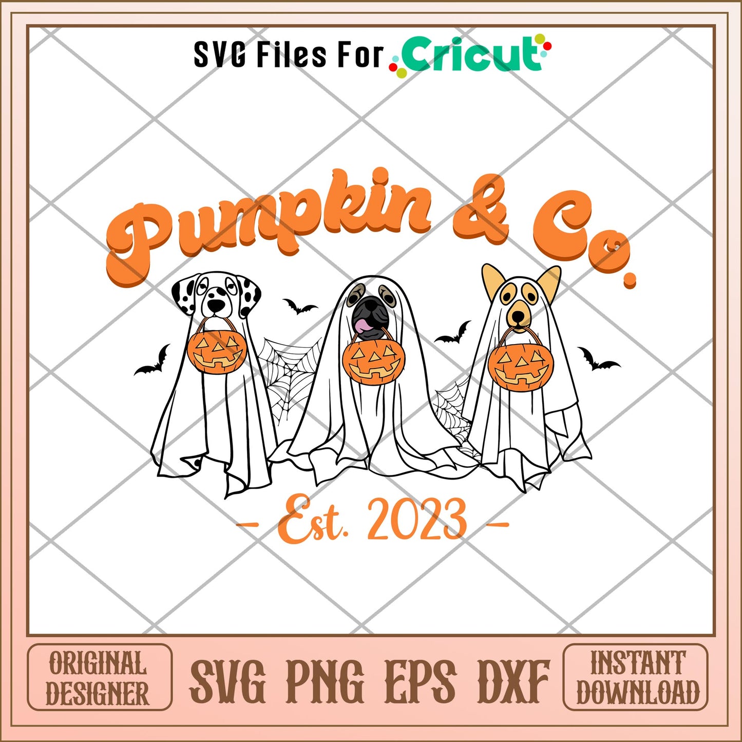 Pumpkin And Co Funny Halloween Dog Svg, Disney characters svg, Digital Download