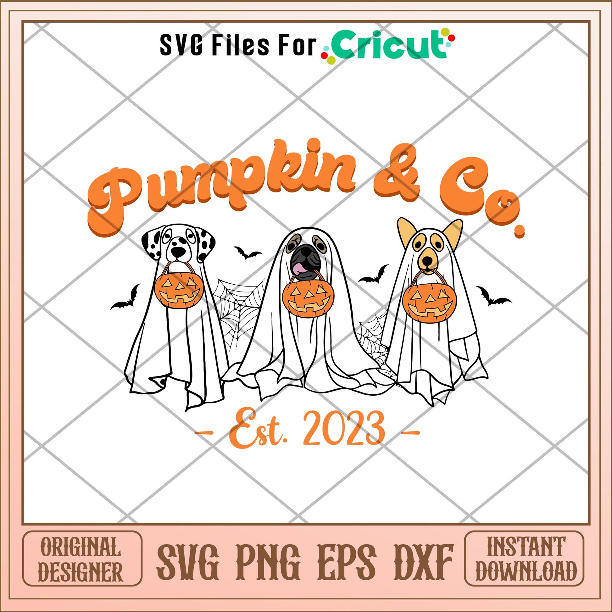 Pumpkin And Co Funny Halloween Dog Svg, Disney characters svg, Digital Download