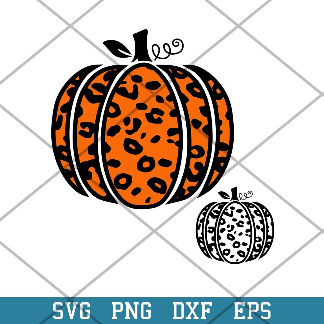 Pumpkin Leopard Svg, Halloween Svg-Svgfilesforcricut