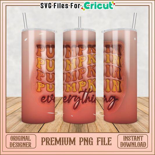 Pumpkin Spice Tumbler PNG