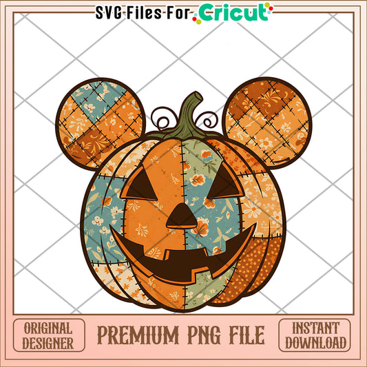 Pumpkin head mickey png, halloween png, halloween characters png