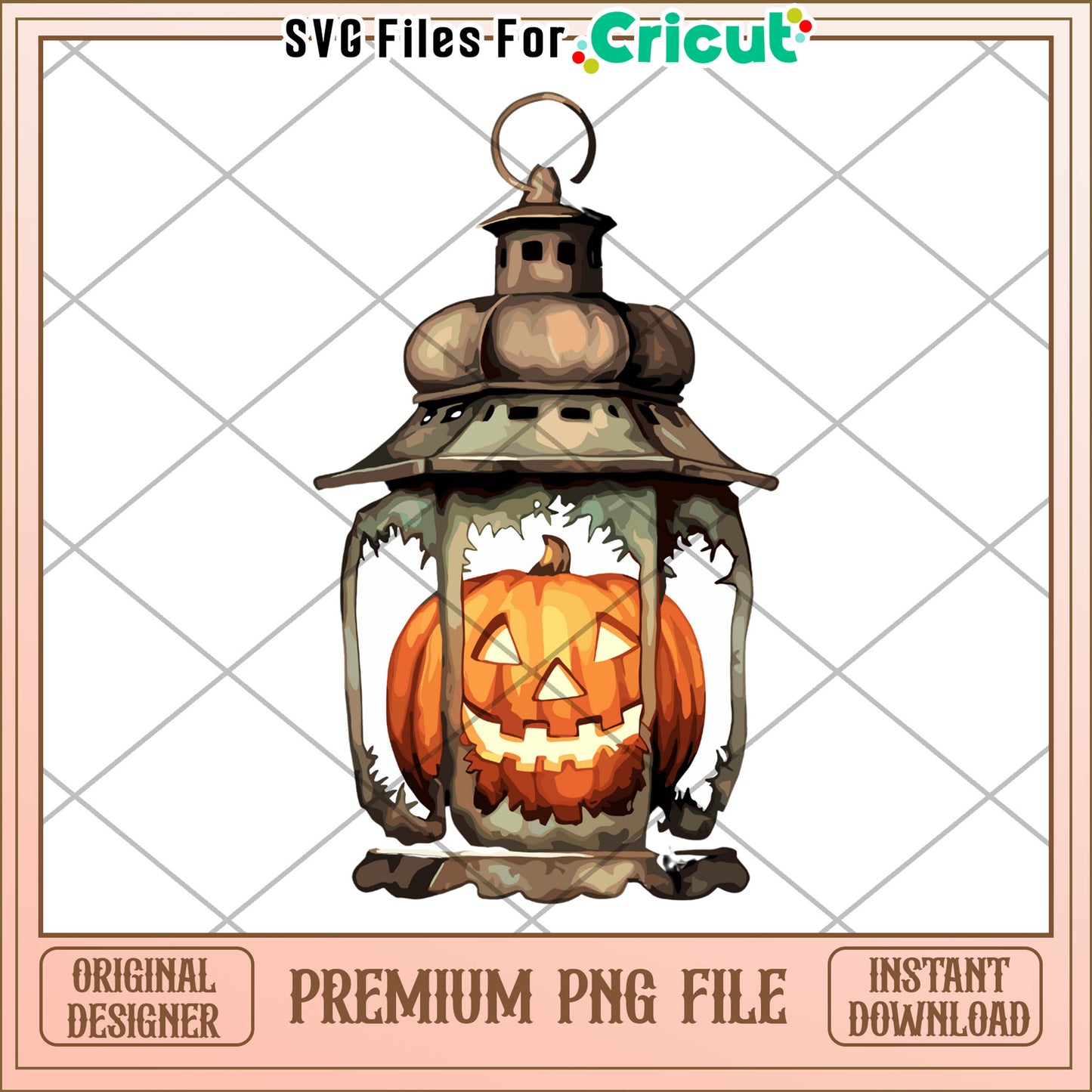 Pumpkin landtern png, halloween season png, cute halloween png