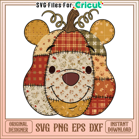 Pumpkin pooh svg, halloween movies svg, halloween toys svg