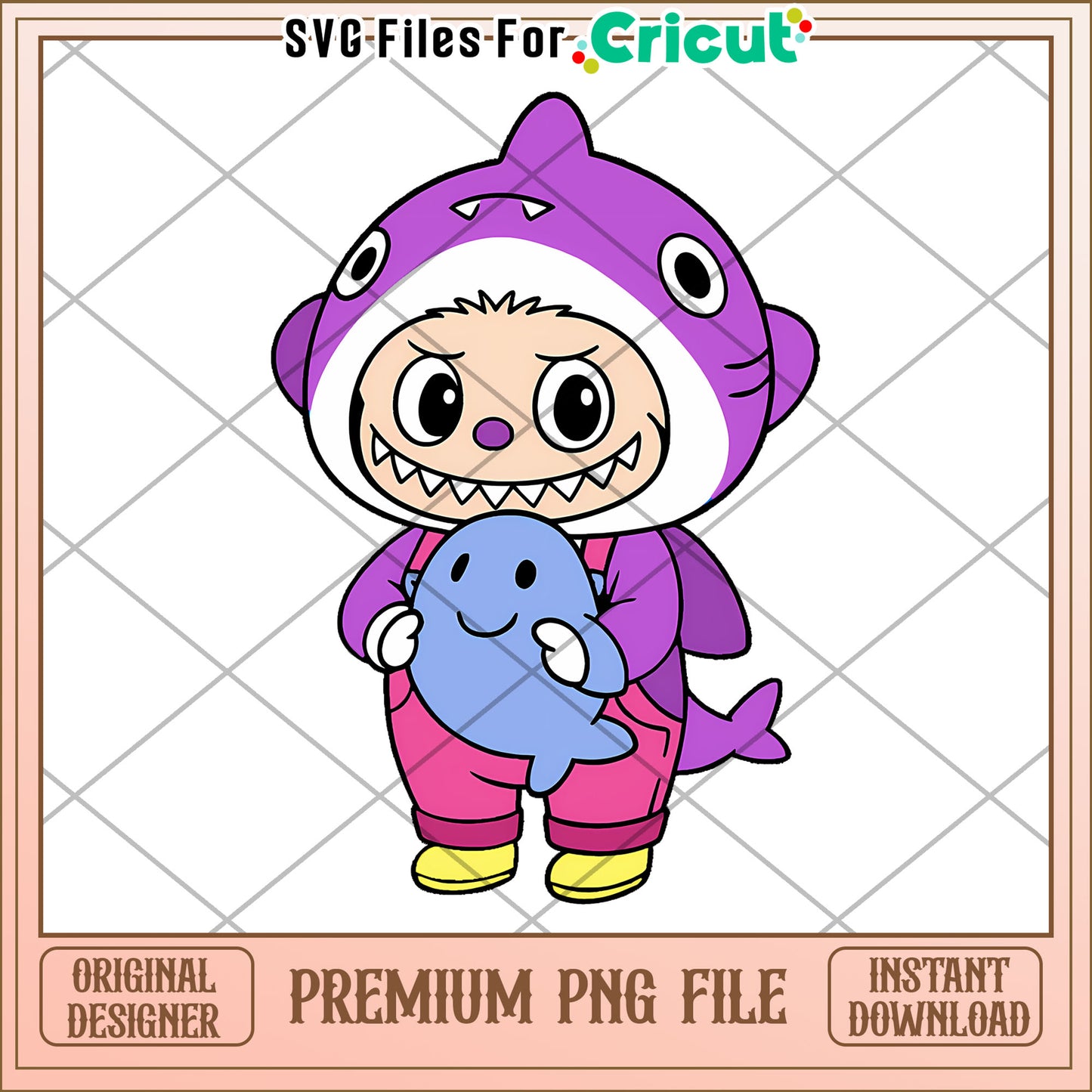 Purplr shark labubu png, labubu candy png, pop mart labubu dolls​​ png