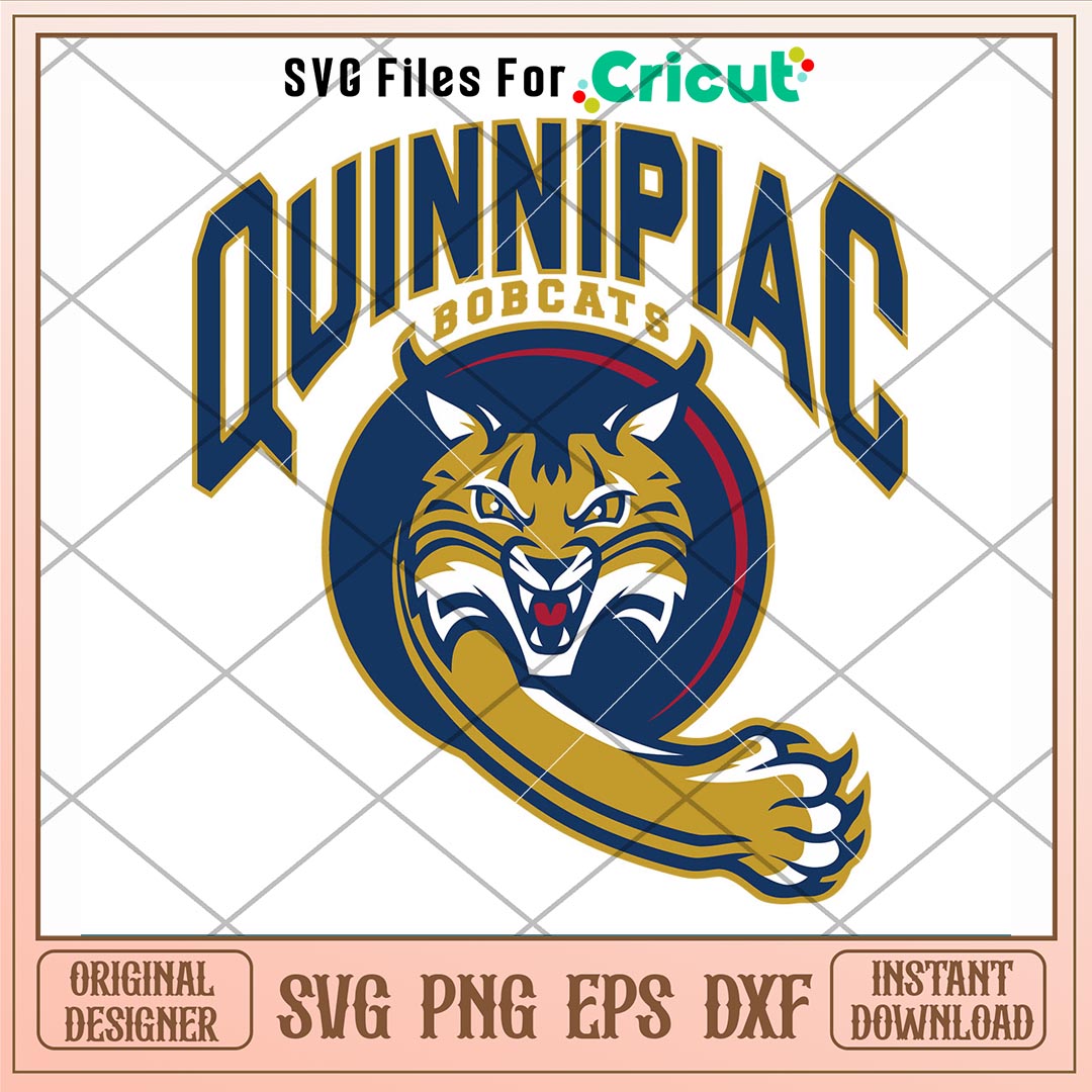 Quinnipiac Bobcats Logo Svg, Quinnipiac Bobcats Svg, NCAA Svg