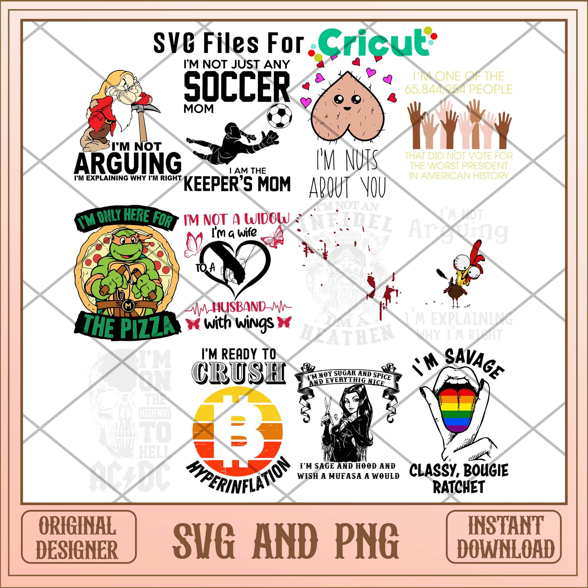 I'm not quotes svg bundle, Cute art svg bundle - Svgfileforcricut – svg ...