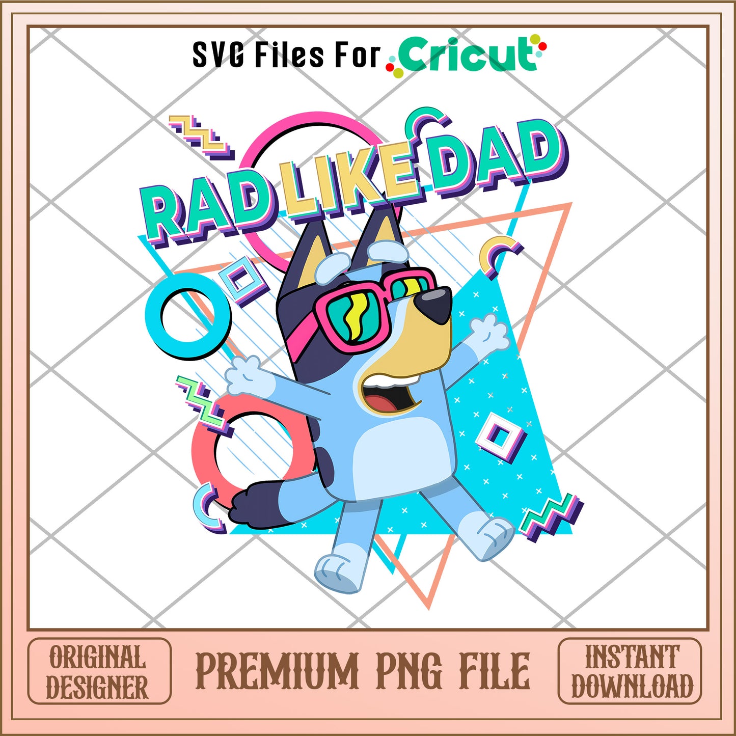 Rad like dad cartoon png