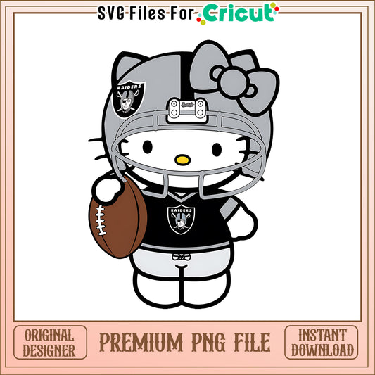 Raiders Hello Kitty helmet png, Las Vegas Raiders png, NFL png