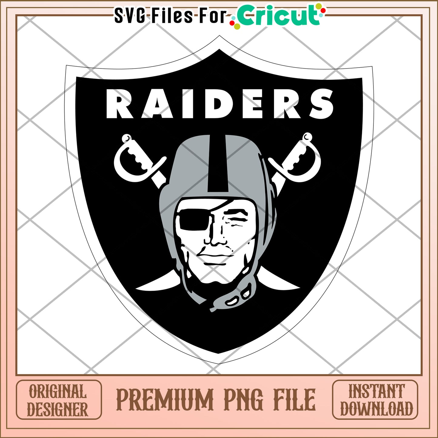 Raiders Logo PNG Design for Cricut, Premium Download File Available