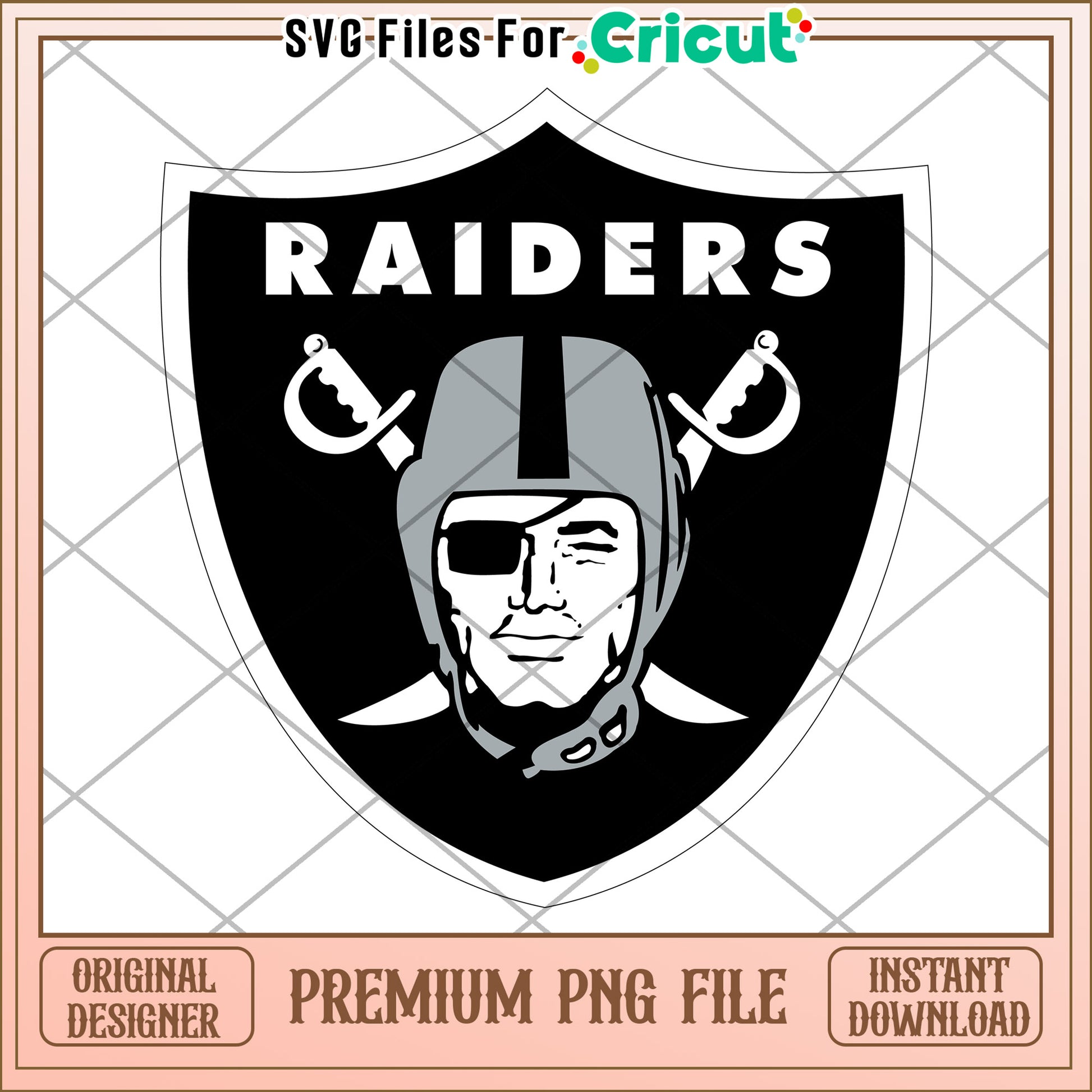 Raiders Logo PNG Design for Cricut, Premium Download File Available