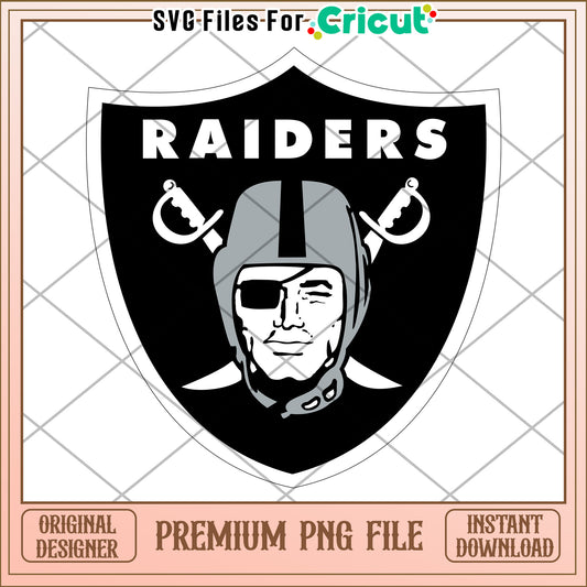 Raiders Logo PNG Design for Cricut, Premium Download File Available