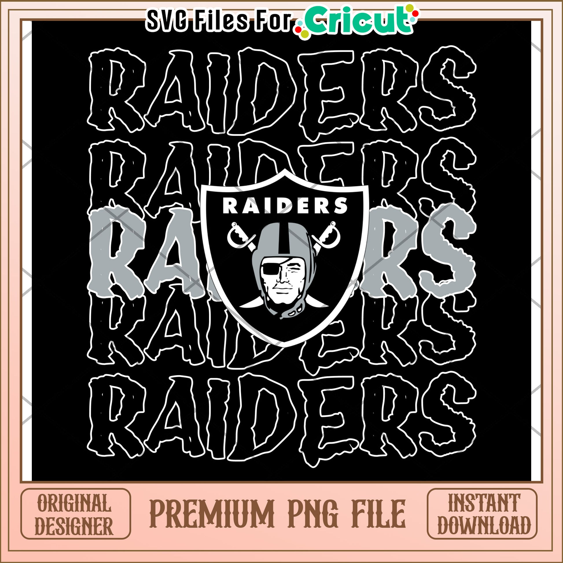 Raiders PNG design for Cricut, download premium SVG file now