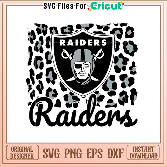 Raiders SVG Design Football Graphic for Fans
