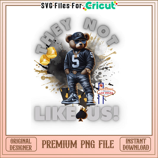Raiders they not like us png, Las Vegas Raiders png, NFL png