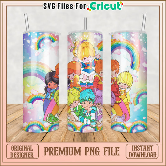 Rainbow Brite Tumbler PNG