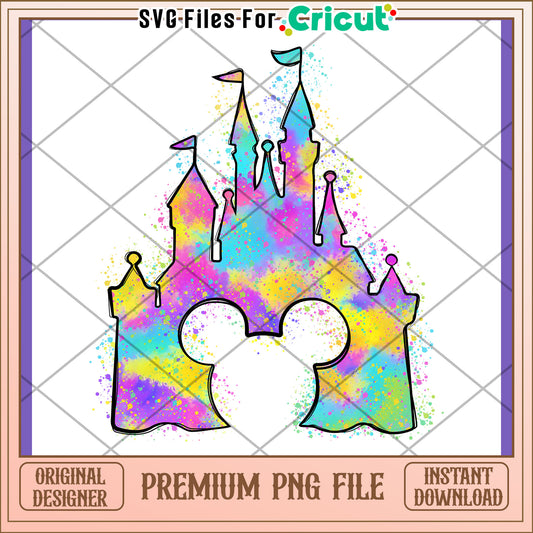 Rainbow Castle PNG Instant Download
