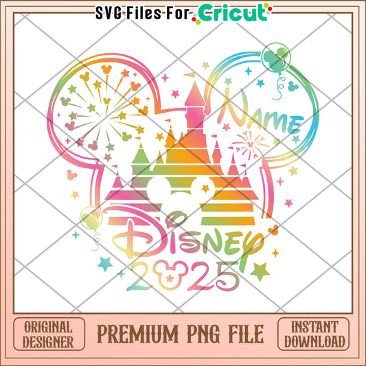 Rainbow Disney 2025 PNG Sublimation