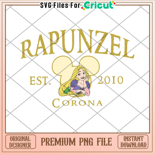 Rapunzel Disney PNG Corona 2010 Design