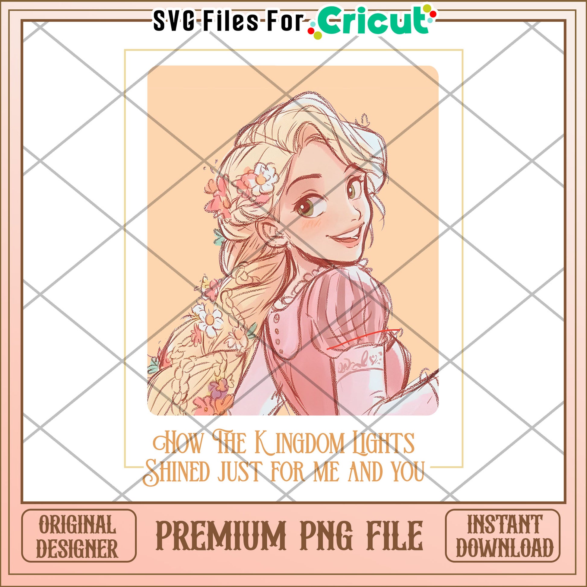 Rapunzel PNG Kingdom Lights Shine Bright