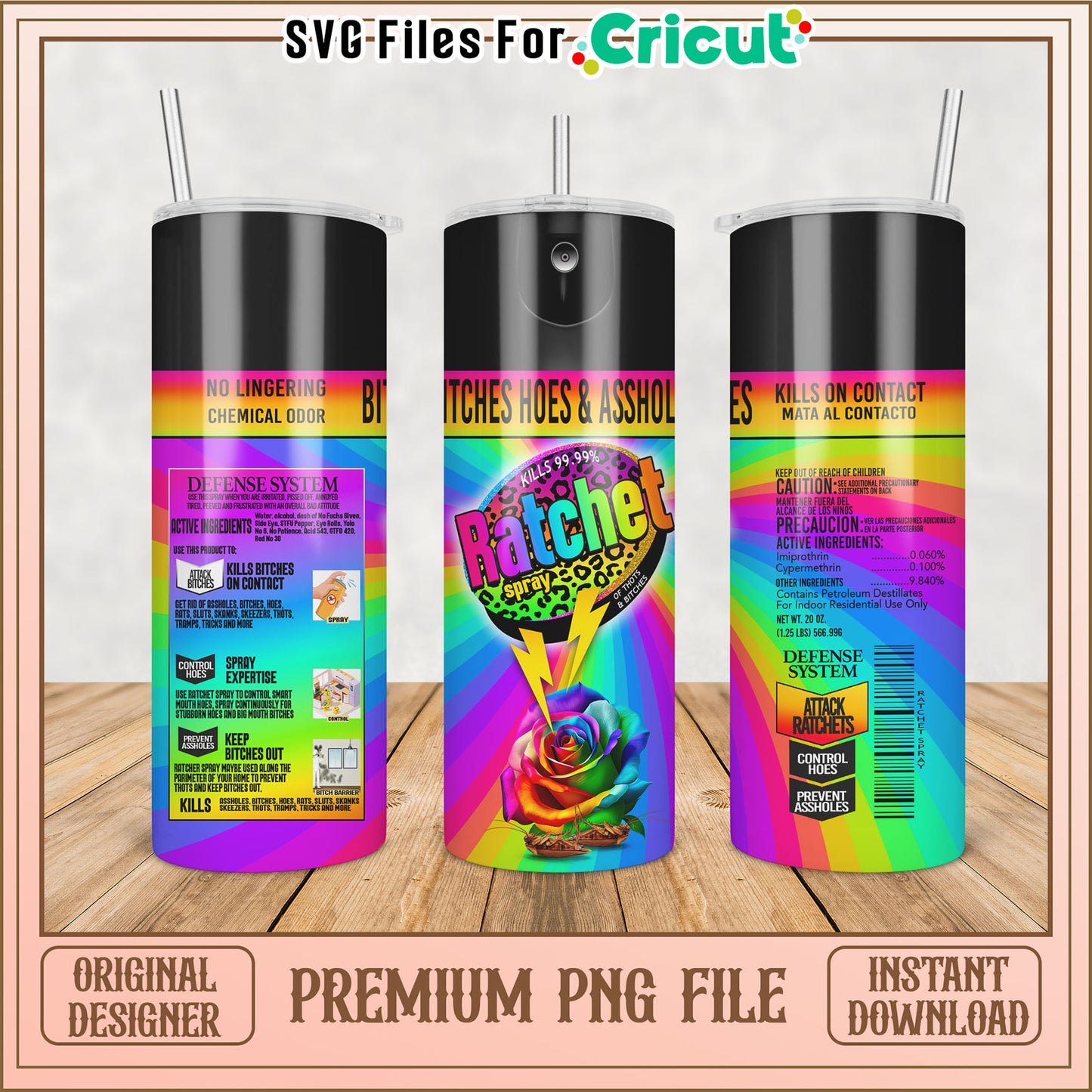 Ratchet Spray PNG Sublimation Design