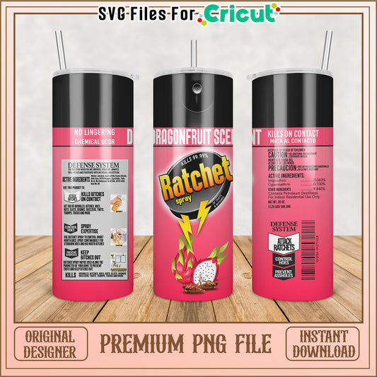 Ratchet Spray Tumbler PNG Design