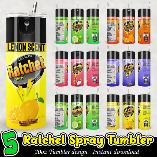 Ratchet Spray Tumbler Bundle, Ratchet 20oz tumbler bundle